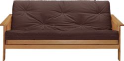 ColourMatch - Cuba - 2 Seater - Futon - Sofa Bed - Chocolate